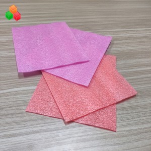 Pieza de hoja de espuma de embalaje epe blanco negro esd suave para embalaje protector de transporte de máquina \/ electrónica