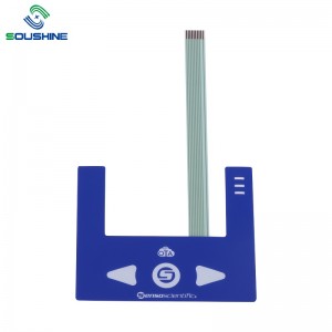 Interruptor de membrana personalizado con LED