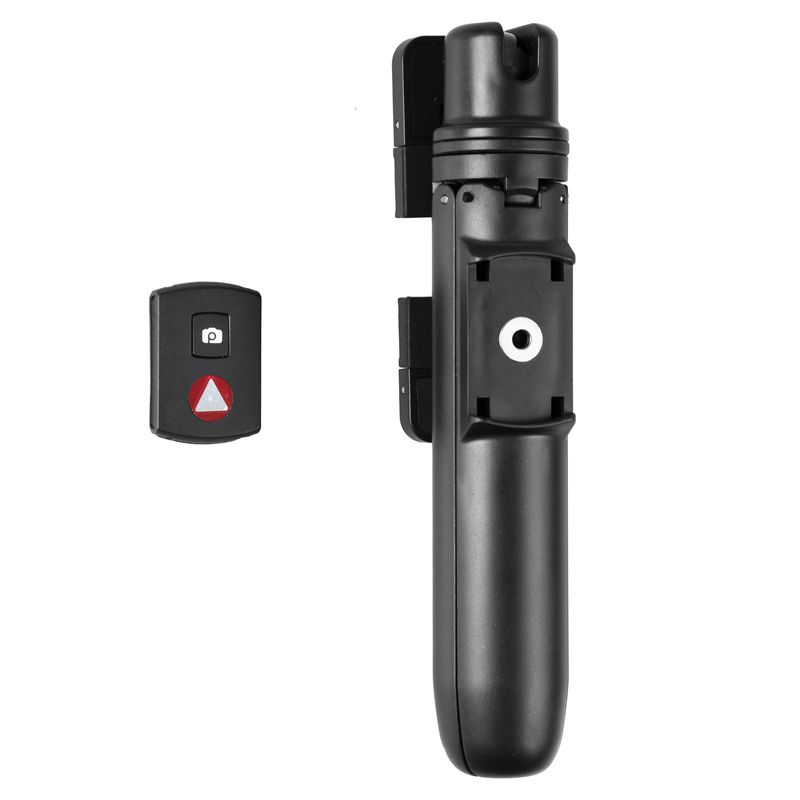 KINGJOY 5 secciones Mini Selfie Stick con pata plegable para cambiar a trípode con control de bluetooth