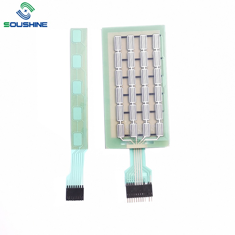 Diagrama de circuito de interruptor de membrana capacitivo personalizado OEM