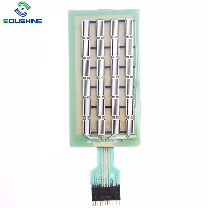 Diagrama de circuito de interruptor de membrana capacitivo personalizado OEM