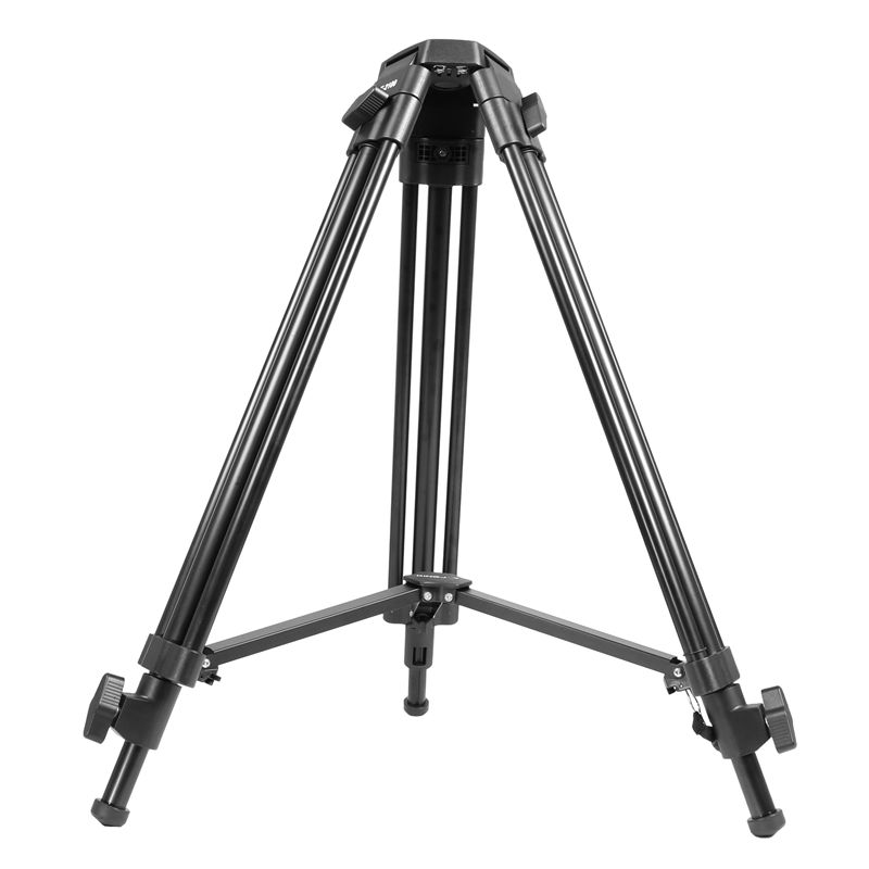 KINGJOY VT-2500 Kit profesional de trípode de video de aleación de Mg-Al de 3 secciones para videocámara