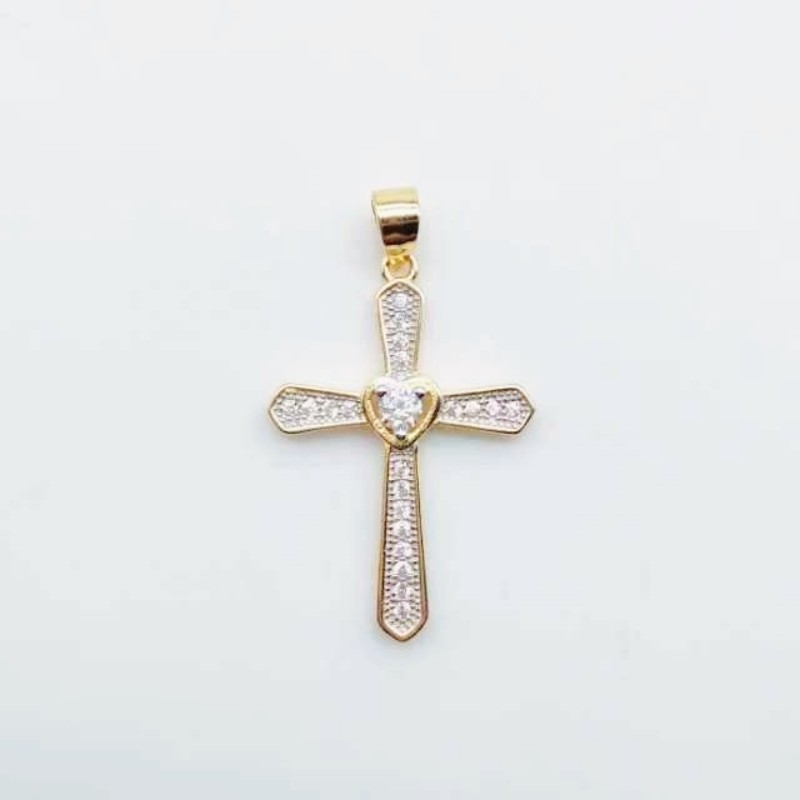 Collares de cremación 925 plata esterlina memoria zirconia cúbica cruz colgante cremación collar para cenizas