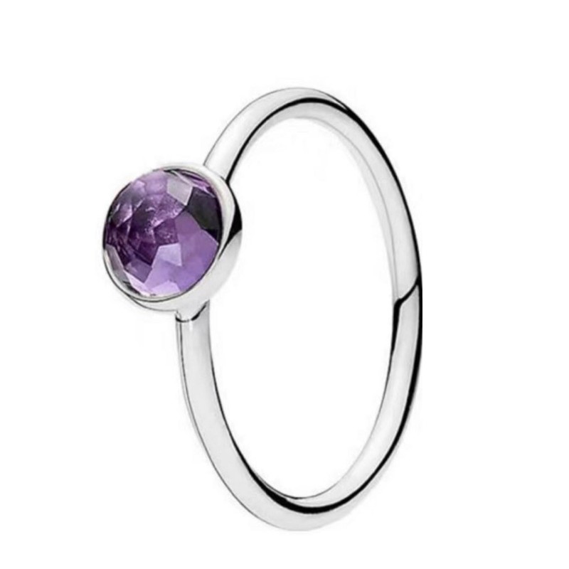 925 plata esterlina champán oscuro violeta amatista piedras preciosas mujeres anillos