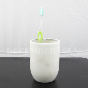 Set de baño de mármol blanco puro