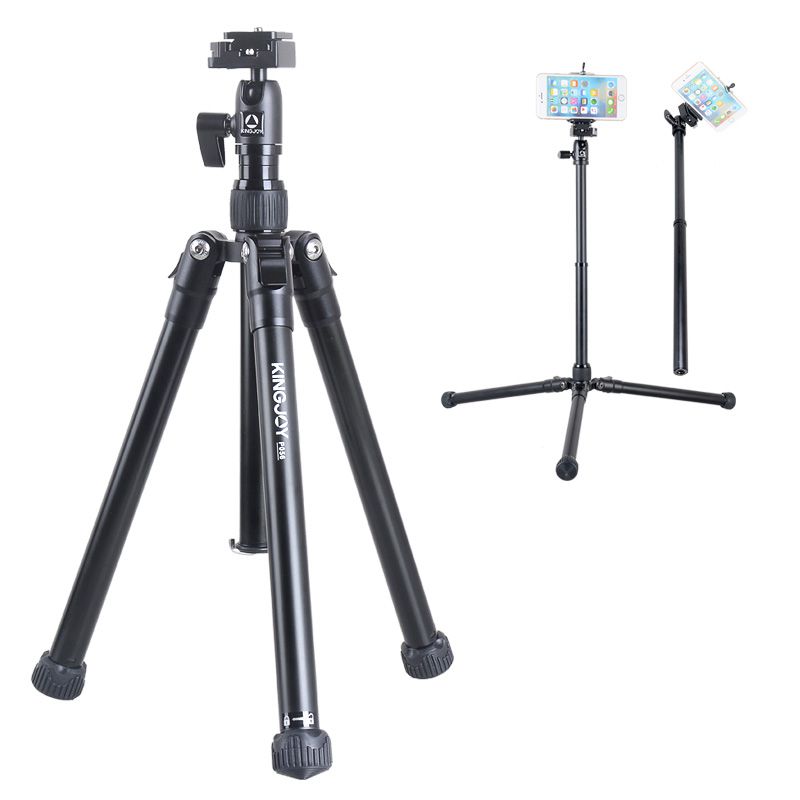 Kits de trípode de cámara plegables de aluminio para mecanizado CNC Kingjoy P056 para autofoto