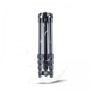 Los juegos de trípodes plegables de 5 secciones Kingjoy SF056 con tiro de ángulo bajo y columna central se pueden usar como monopie