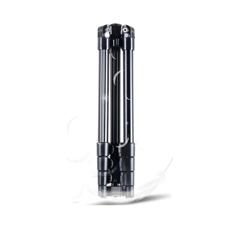 Kits de trípode de cámara plegable con cámara plegable Flipjo de 4 secciones Kingjoy SF046 con disparo de ángulo bajo y columna central se pueden utilizar como monopie