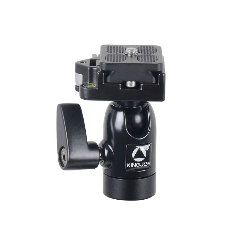 Kits de trípode de cámara plegable con cámara plegable Flipjo de 4 secciones Kingjoy SF046 con disparo de ángulo bajo y columna central se pueden utilizar como monopie