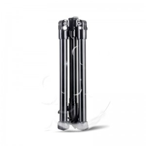 Los kits de trípode plegables de 5 secciones Kingjoy SC056 con tiro de ángulo bajo y columna central se pueden usar como monopie