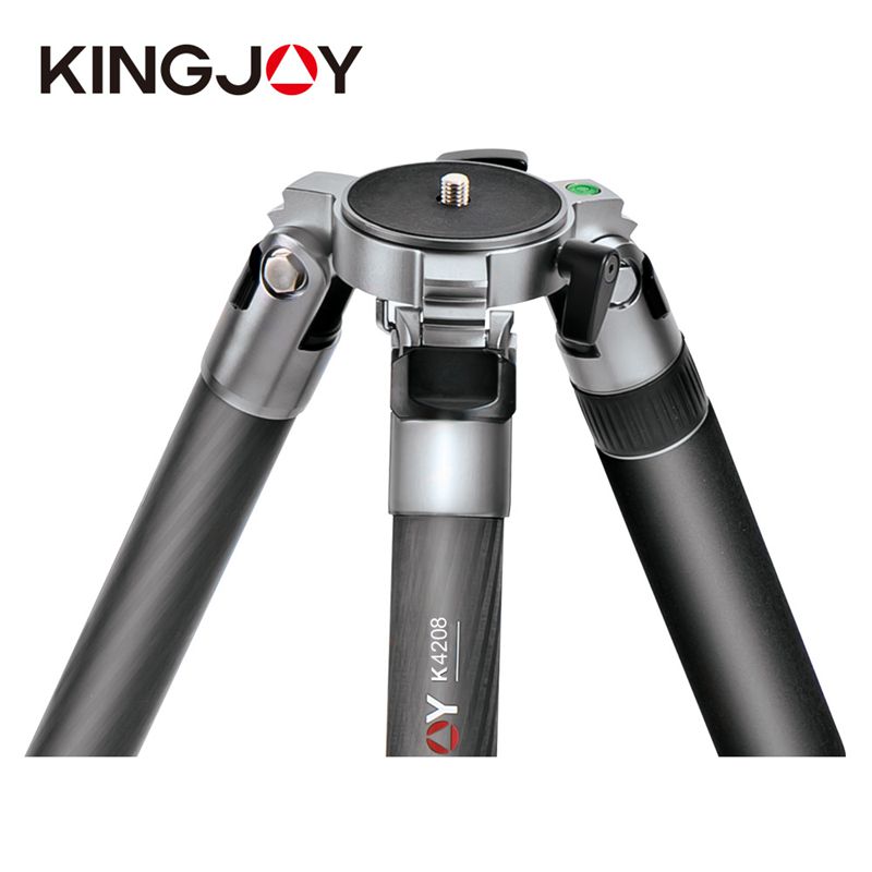 Kingjoy K4008 alto margen profesional combinado tipo aluminio carga pesada trípode de cámara de video de alta resistencia