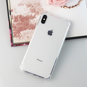 iPhone X \/ iPhone XS TPU + PC funda transparente y anti-impacto para teléfono móvil