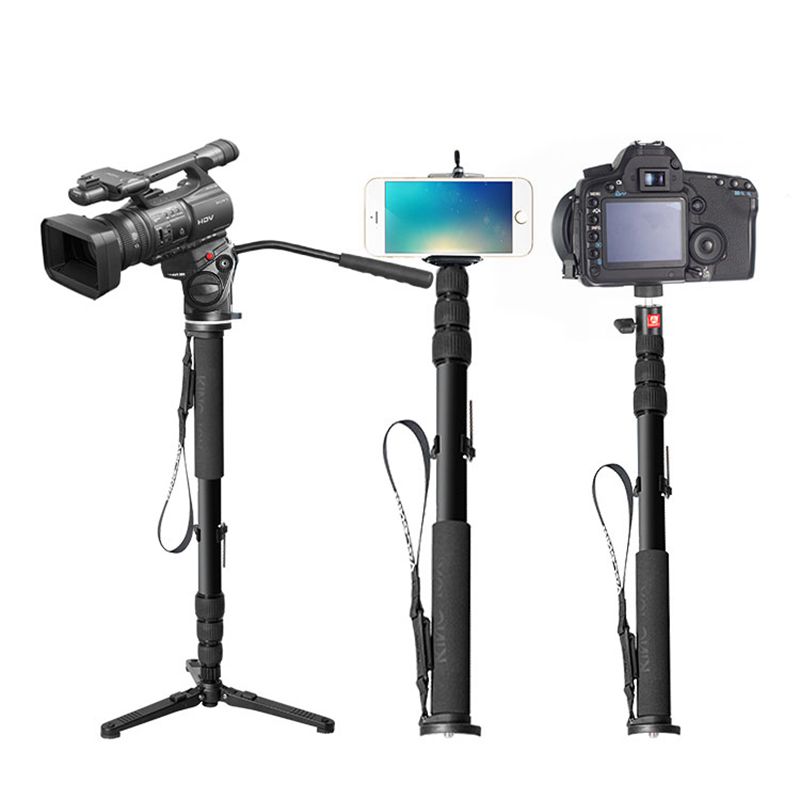 KINGJOY monopie de cámara selfie stick extensible con 4 secciones y monopie de teléfono para nokia