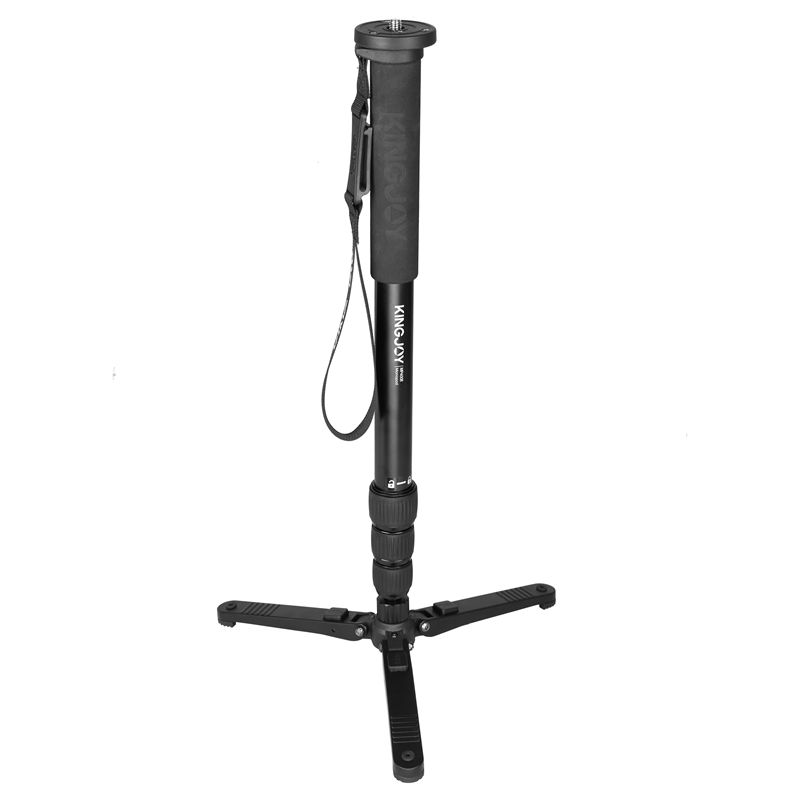 Kingjoy Photographe nuevo monopod de aluminio para fotografía con base profesional