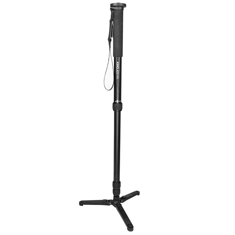 Kingjoy Photographe nuevo monopod de aluminio para fotografía con base profesional