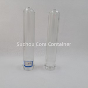 27 mm 75 g Tamaño del cuello 32 mm Plasitc Pet Preform para aceite de bebida de agua