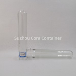 27 mm 75 g Tamaño del cuello 32 mm Plasitc Pet Preform para aceite de bebida de agua