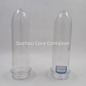 39 mm 100 g Tamaño del cuello 46 mm Plasitc Pet Preform para aceite de bebida de agua