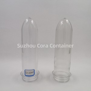 39 mm 83G Tamaño del cuello 46 mm Plasitc Pet Preform para aceite de bebida de agua