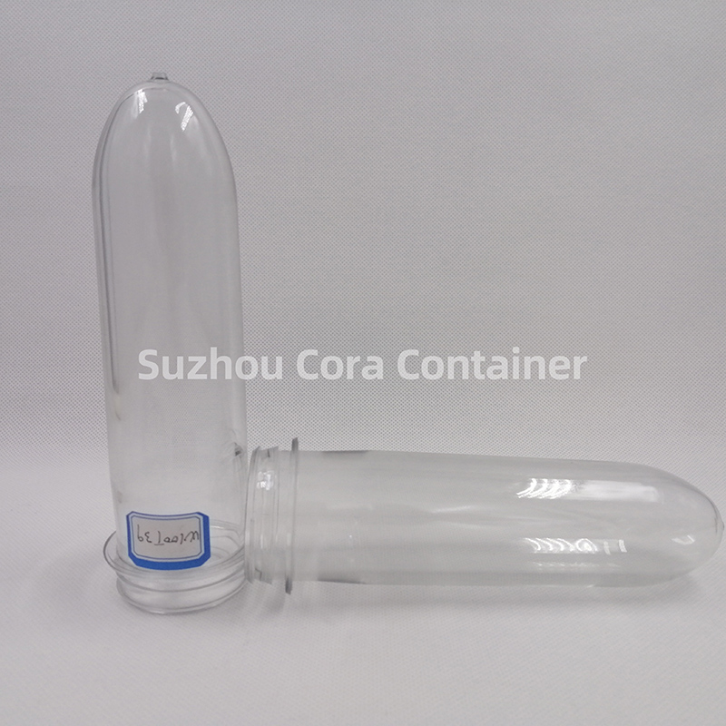 39 mm 100 g Tamaño del cuello 46 mm Plasitc Pet Preform para aceite de bebida de agua
