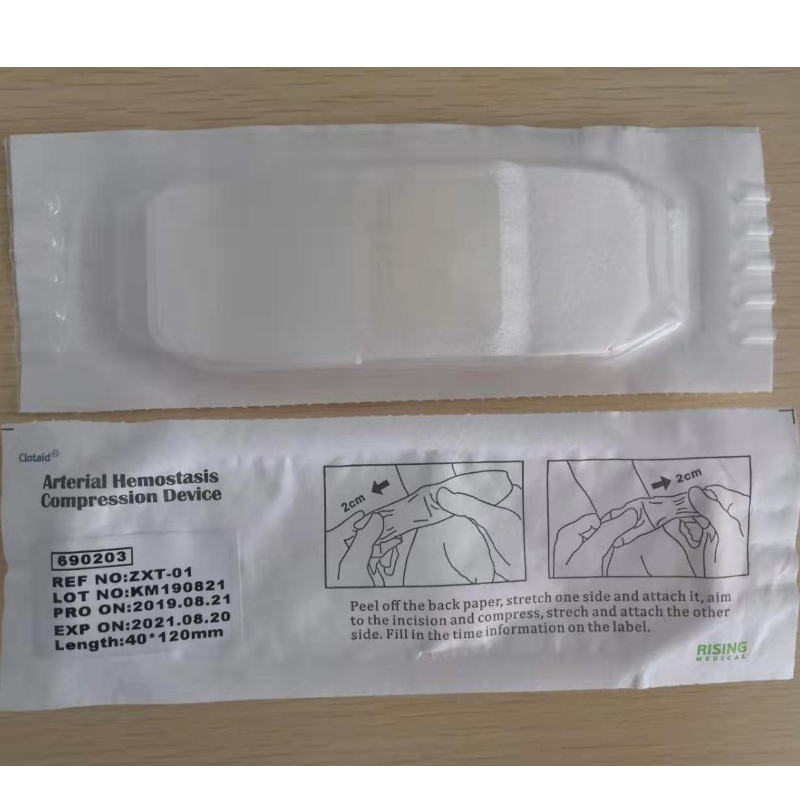 Vendaje hemostático arterial clotaide