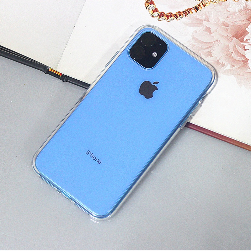 Funda de teléfono inteligente TPU + PC altamente transparente para iPhone 11 series de 5.8 pulgadas / 6.1 pulgadas / 6.5 pulgadas