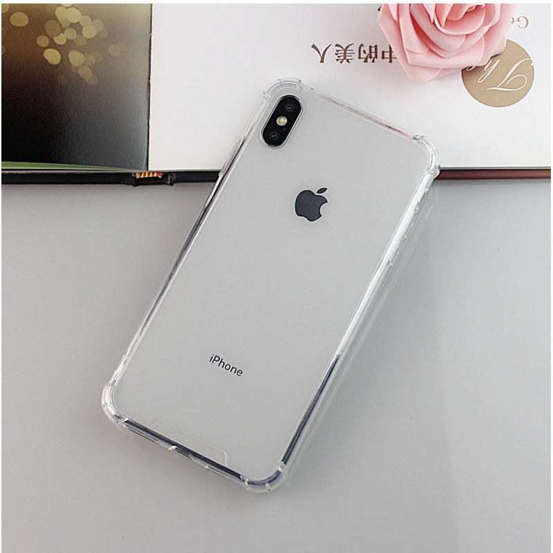 Funda de teléfono TPU + PC iPhone XS Max muy clara con esquinas anti-impacto