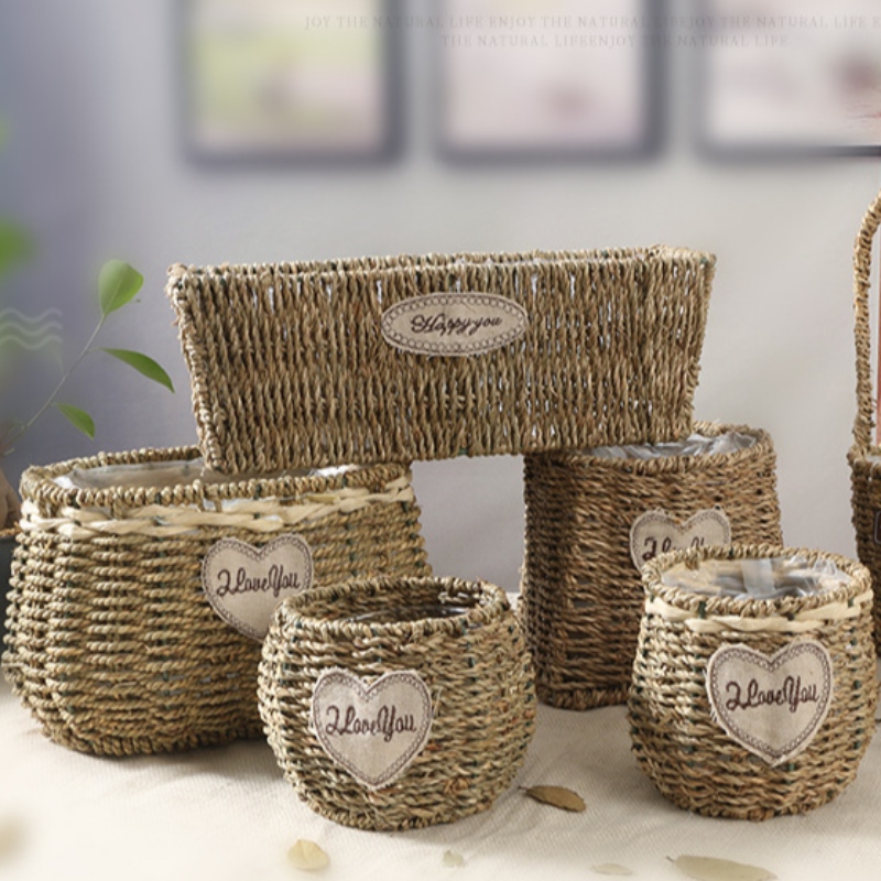 Cesta de algas marinas