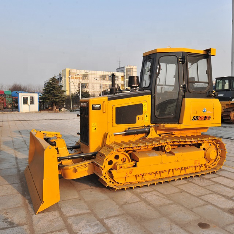 Shantui fabricante oficial 80 caballos de fuerza Bulldozer sobre orugas SD08-3