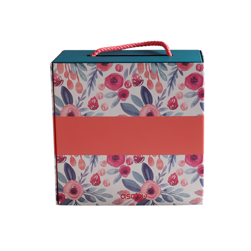 Exquisita caja de imán portátil con caja de vacío Vela Caja de regalo