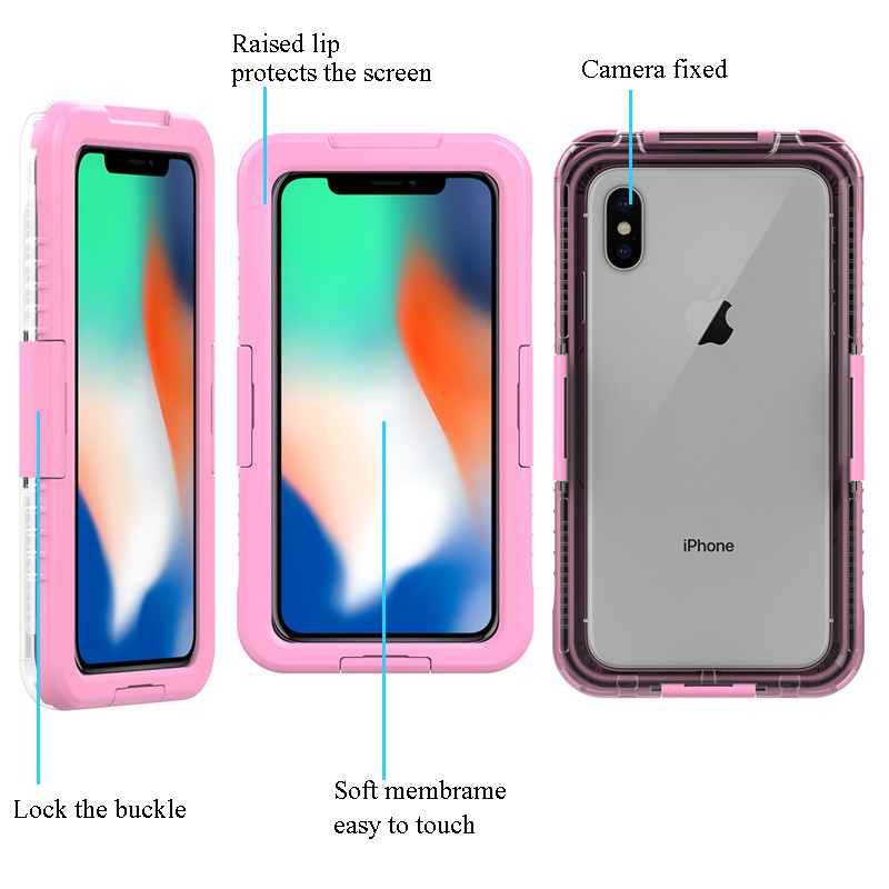 Bolsas impermeables para el teléfono de iPhone XS Max.