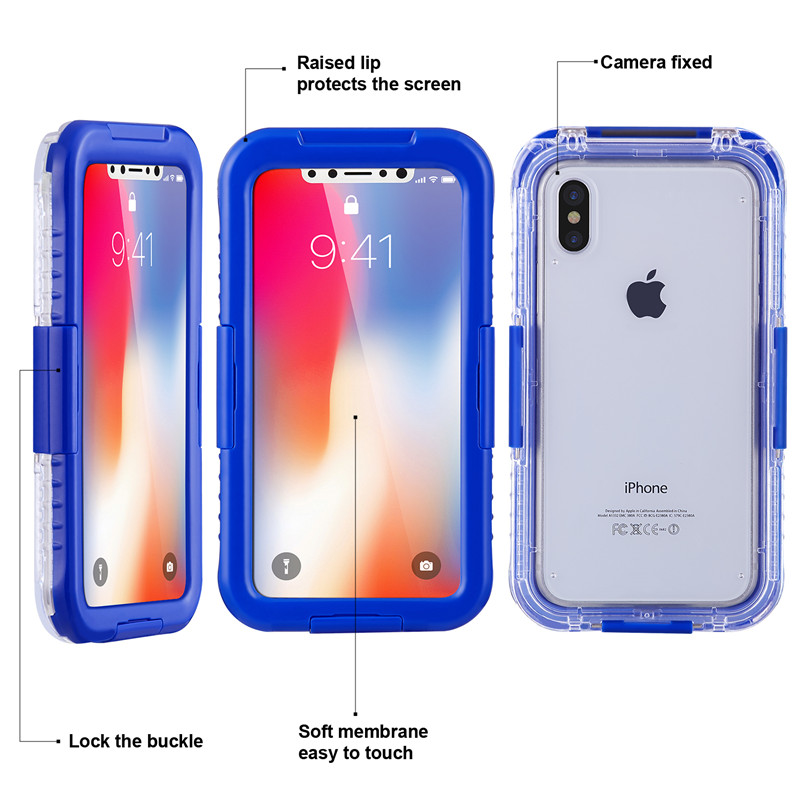 Ip68 iPhone teléfono móvil chaqueta de natación mejor impermeable teléfono celular impermeable iPhone XS