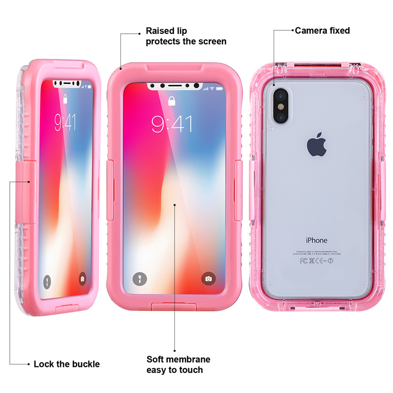 IPhone xR ip68, impermeable, billetera, protección completa.