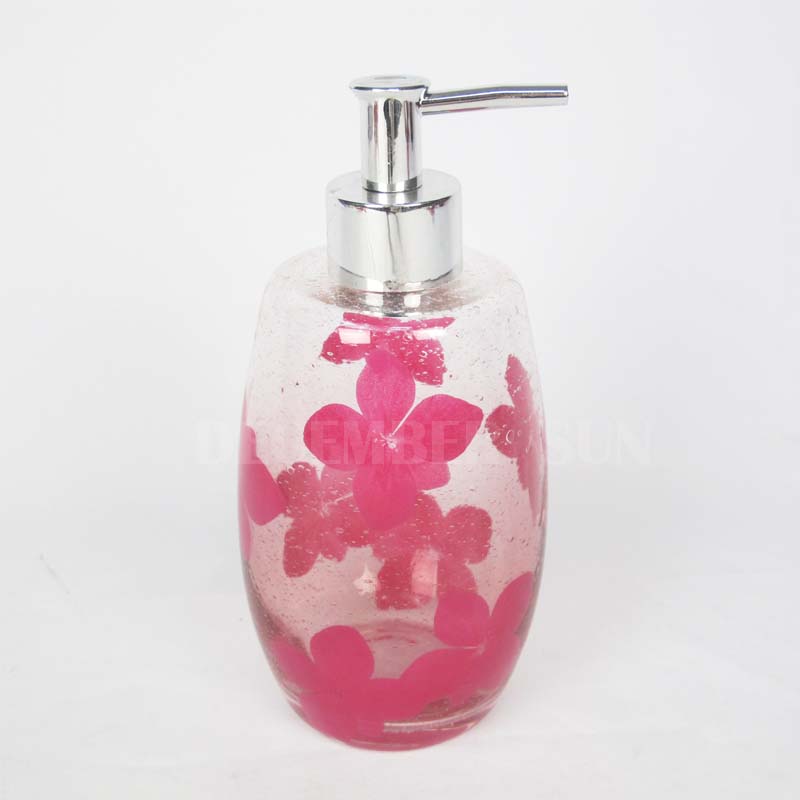 Set de accesorios de baño de vidrio de 6 piezas