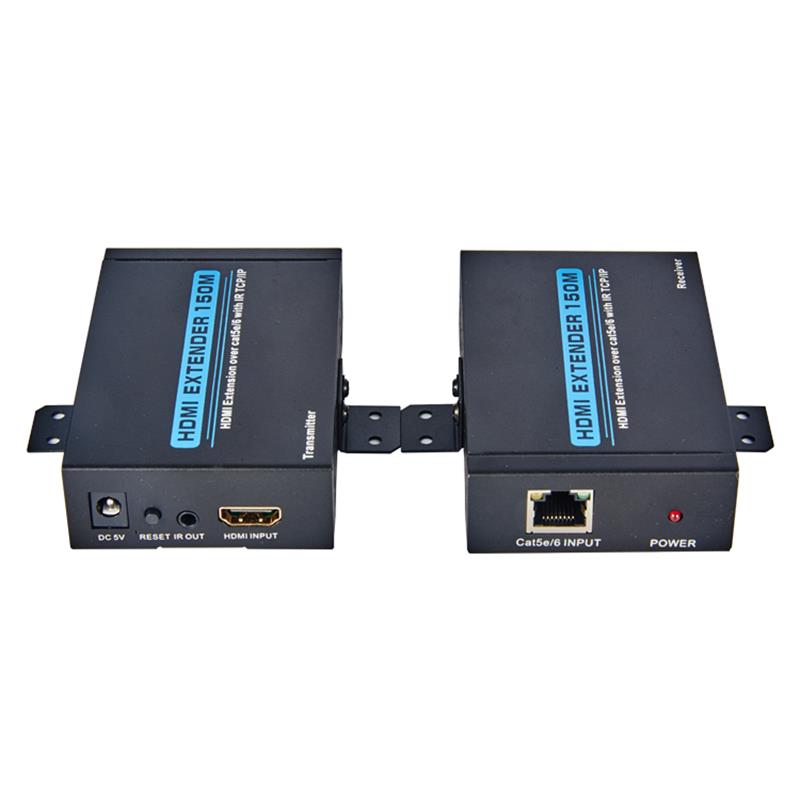 Extensor HDMI V1.3 de 150 m sobre un solo cable cat5e / 6 Compatible con Full HD 1080P