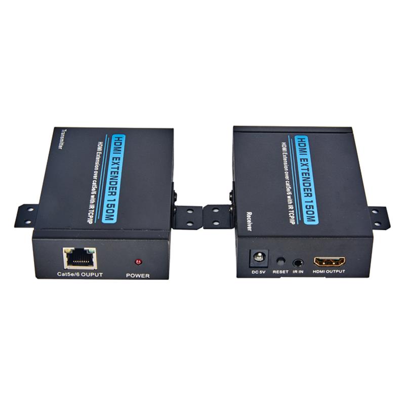 Extensor HDMI V1.3 de 150 m sobre un solo cable cat5e / 6 Compatible con Full HD 1080P