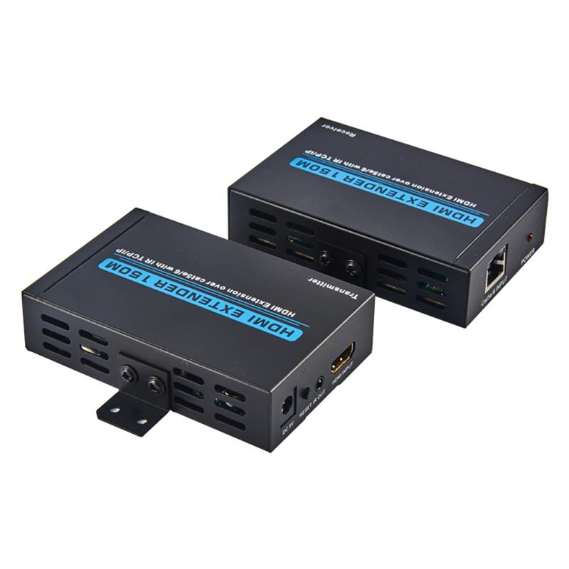 Extensor HDMI V1.3 de 150 m sobre un solo cable cat5e / 6 Compatible con Full HD 1080P