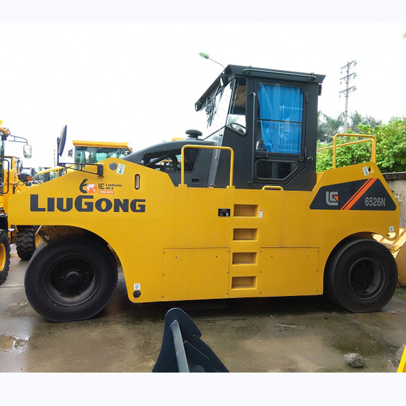 Liugong Official Manufacturer 26t Mecánico Single-Drum Road Roller Clg6526