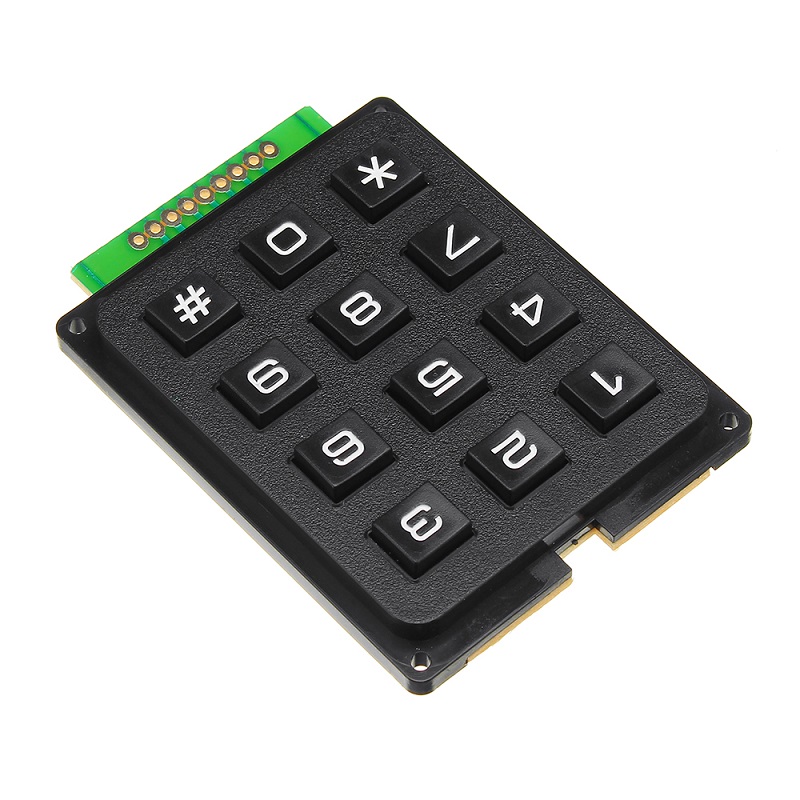 Electrónica inteligente personalizada 3x4 matriz matriz interruptor de membrana teclado 12 teclas 4 * 3 4X3 teclado 3 * 4