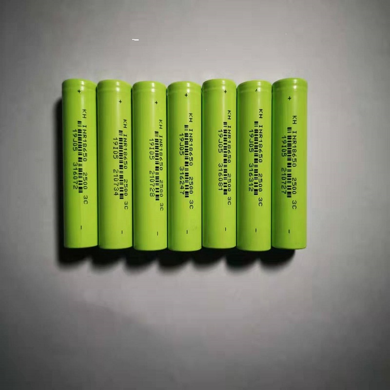 18650-2500mAh 9Wh 3C Batería de iones de litio