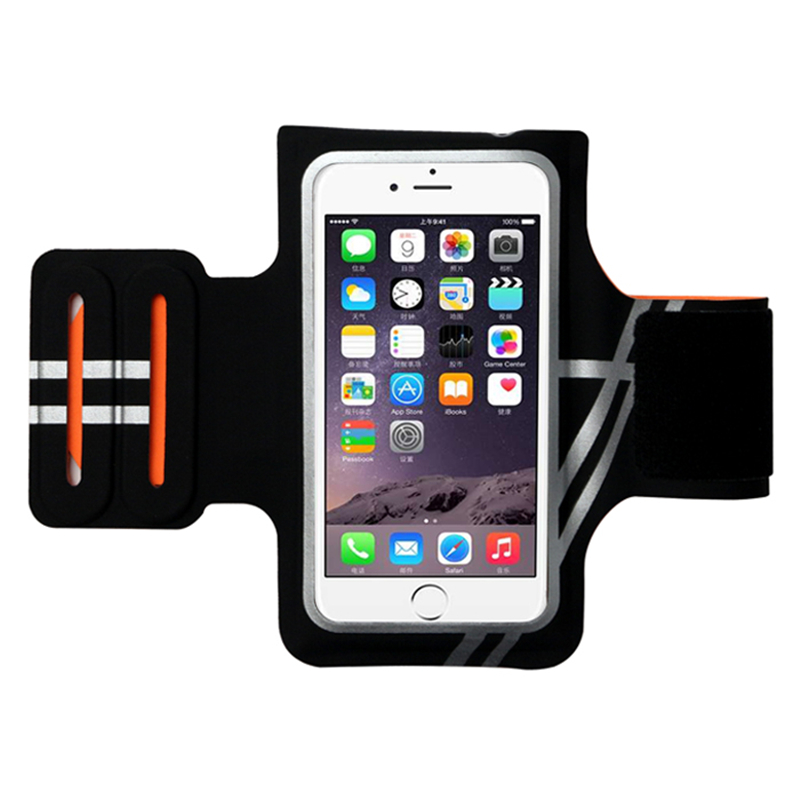 Brazalete de lycra deportivo impermeable universal para correr