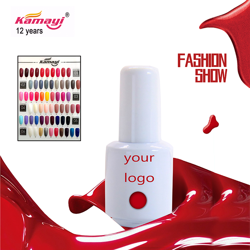 Kamayi remojo 8ml gel de uñas color gel barato barato de alta calidad remojo suministro de uñas 60 colores led esmalte de gel de uñas