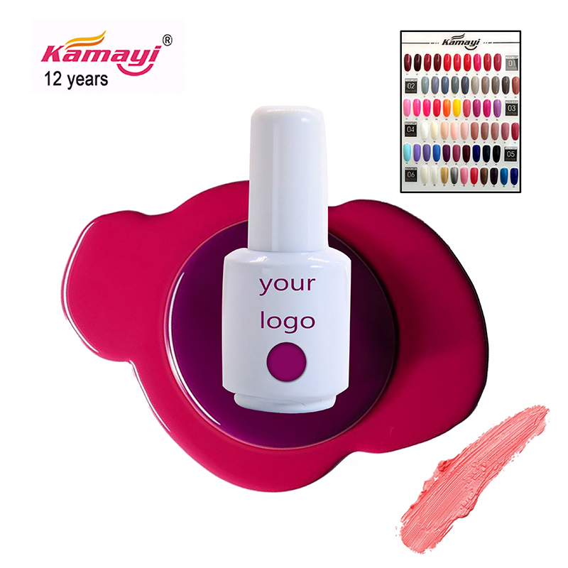 Kamayi remojo 8ml gel de uñas color gel barato barato de alta calidad remojo suministro de uñas 60 colores led esmalte de gel de uñas