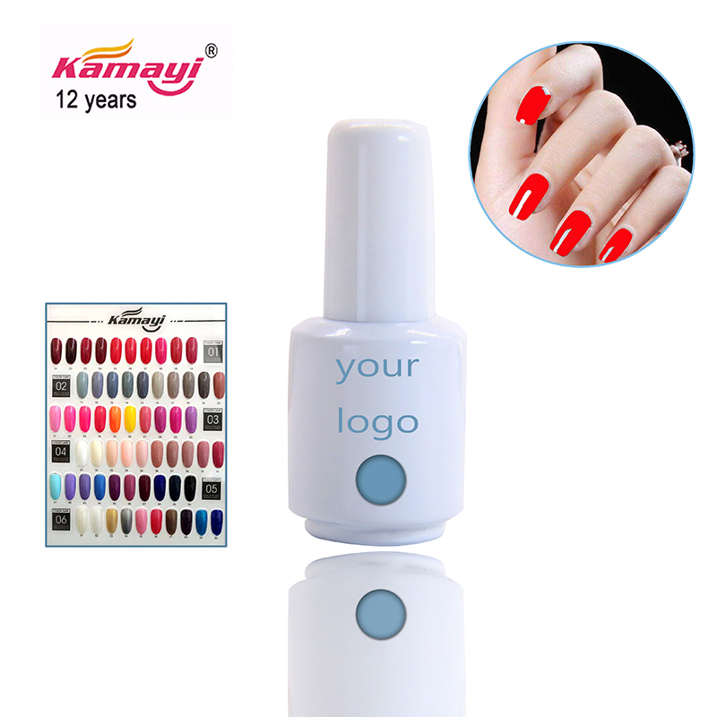 Kamayi remojo 8ml gel de uñas color gel barato barato de alta calidad remojo suministro de uñas 60 colores led esmalte de gel de uñas