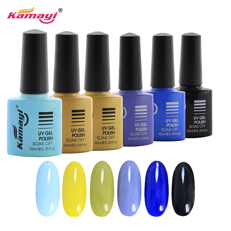 Kamayi sunlight one step gel esmalte de uñas uv led remojo de secado rápido 8ml esmalte de uñas gel uv suministro etiqueta personalizada