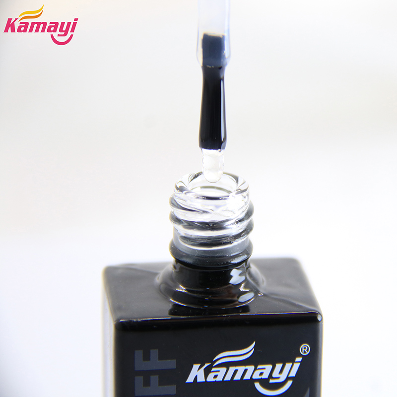 Kamayi topcoat y base coat diseño de salón de uñas calidad precio de fábrica remojo uv led nail gel polaco top coat acabado gel