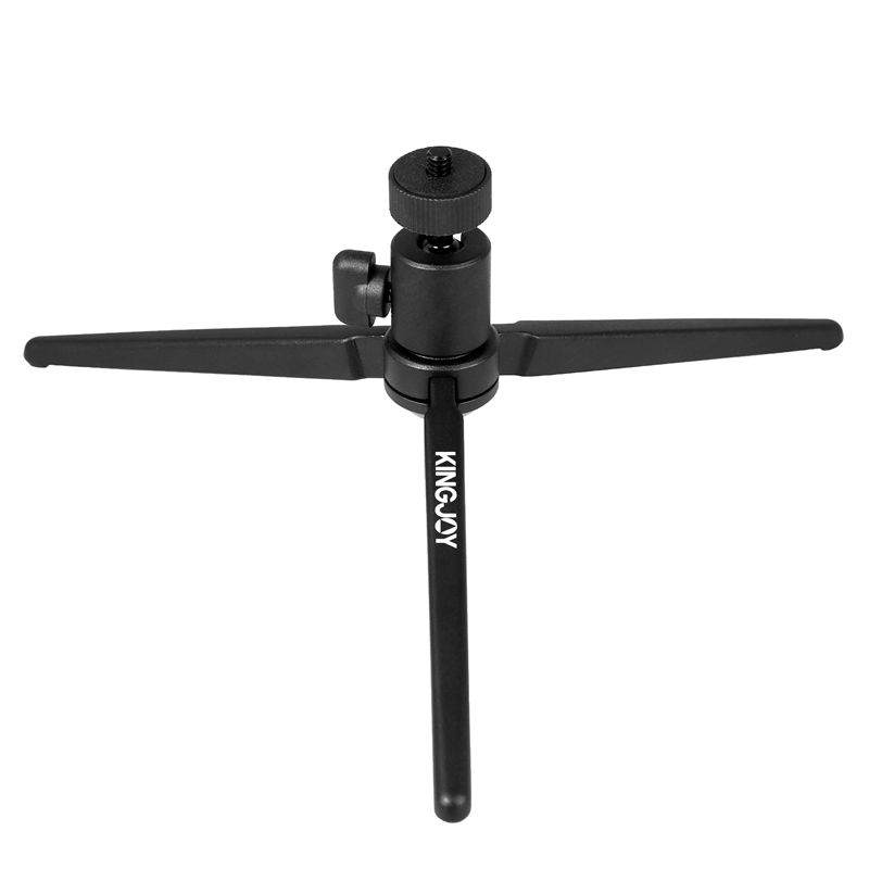 Kingjoy mini - aluminio Cámara de escritorio trípode M5 con una bola giratoria de 360 grados