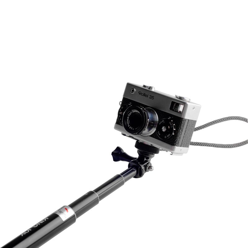 KINGJOY Cámara digital de 4 secciones extensible de aluminio de 960 mm Selfie Stick H096