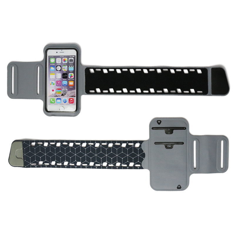 Brazalete ajustable de Lycra Sport Mobile Phone para correr