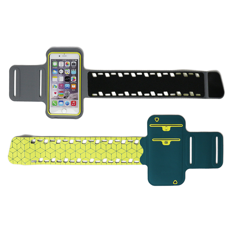 Brazalete ajustable de Lycra Sport Mobile Phone para correr
